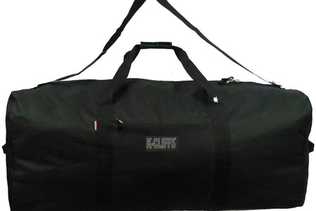 Heavy Duty Cargo Duffel Large Sport Gear Drum Set Equipment Hardware Travel Bag Rooftop Rack Bag (36" X 17" X 17", Black)
