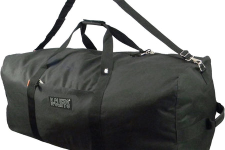 Heavy Duty Cargo Duffel Large Sport Gear Drum Set Equipment Hardware Travel Bag Rooftop Rack Bag (36" X 17" X 17", Black)