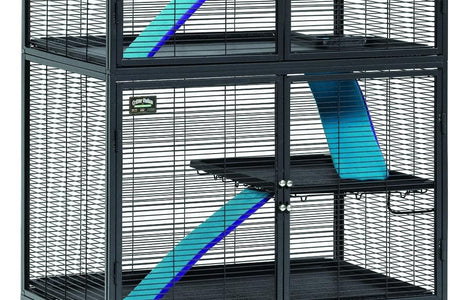 Deluxe Critter Nation Double Unit Small Animal Cage (Model 162)