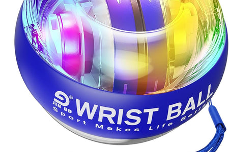 Wrist Trainer Ball Auto-Start Wrist Strengthener Gyroscopic Forearm Exerciser Gyro Ball for Strengthen Arms, Fingers, Wrist Bones and Muscles