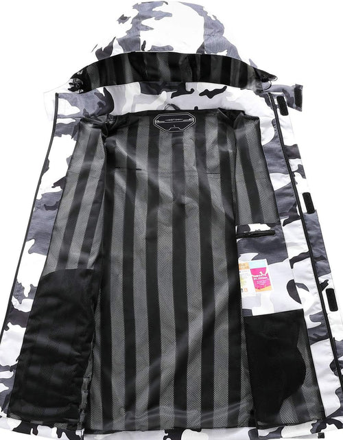 Load image into Gallery viewer, Men'S Lightweight Waterproof Hooded Rain Jacket Outdoor Raincoat Shell Jacket for Hiking Travel
