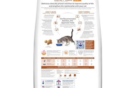 Hill'S Prescription Diet K/D Kidney Care Ocean Fish Dry Cat Food, Veterinary Diet, 4 Lb. Bag