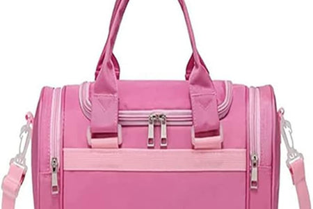 Kids Ballerina Dance Bag for Girls, Duffel Is the Perfect Size for Ballet Class,Dance Recitals ,Weekend Overnight, Short Trips,Carry-On Size