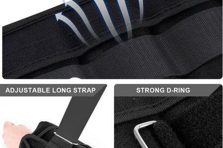 Adjustable Ankle Weights 1-3/4/5/6/8/10/12/15/20 LBS Pair with Removable Weight for Jogging, Gymnastics, Aerobics, Physical Therapy