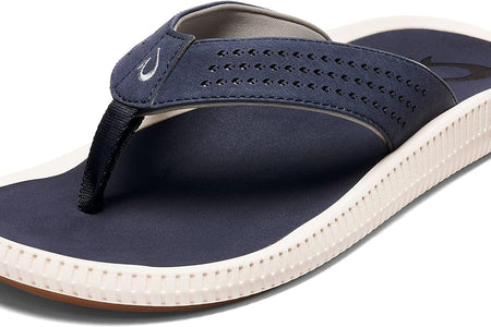 Ulele Men'S Beach Sandals, Quick-Dry Flip-Flop Slides, Water Resistant Suede Lining & Wet Grip Soles, Soft Comfort Fit & Arch Support